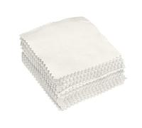 ULTNICE Lot de 50 chiffons de nettoyage en microfibre pour bijoux en argent, platine et or, avec protection anti-ternissement pour bagues, chaînes et montres
