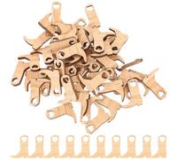 ULTNICE Lot de 50 étiquettes en bois en forme de bottes cowboy pour décoration mariage