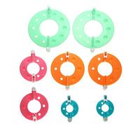 ultnice Lot de 8 4 tailles Pompom Maker Fluff boule DIY aiguille Artisanat Toolkit