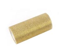 ULTNICE Tulle tissu pailleté tulle rouleau de 25 yards pour décoration de fête de mariage 6 pouces (doré)