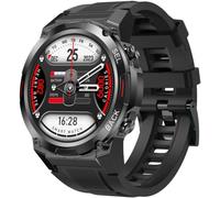 Ultra 4+ - Montre Connectée Intelligente Bluetooth Avec Appels, Écran 1.43"" Amoled, Surveillance Spo2 Et Fréquence Cardiaque, Ip68 Étanche (Gris)