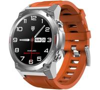 Ultra 4+ - Montre Connectée Intelligente Bluetooth Avec Appels, Écran 1.43"" Amoled, Surveillance Spo2 Et Fréquence Cardiaque, Ip68 Étanche (Gris)