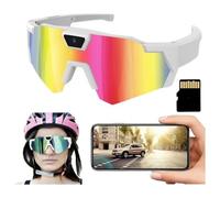 Ultra 4K Camera Glasses, 4K Ultra HD Baseball Glasses, Sports Glasses with Camera, 2026 Upgrade Wearable POV Action Camera for Baseball, Cycling, Outdoor Recording & Adventure.(Multicolor64G)