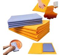Ultra-Absorbent Miracle Cleaning Shammy, Reusable Non-Woven Shammy Cloth, Miracle Cleaning Shammy Drying Cloth Machine Washable, Multi-Purpose Cleaning Shammy Chamois Towel Cloth (1set)