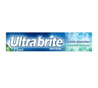 ULTRA BRITE - Dentifrice Éclat Naturel pour Sourire Radieux et Fraîcheur Longue Durée (Tube 75mL) - Le Lot De 4