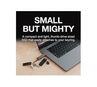 Ultra Compact STMX2000400 - SSD - 2 To - externe (portable) - USB 3.2 Gen 2 (USB-C connecteur) - gris foncé - avec Seagate Rescue Data Recovery