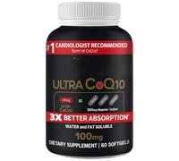 Ultra CoQ10 Lot de 60 gélules molles Coenzyme Q10 avec Vit4m!n E, 100 mg