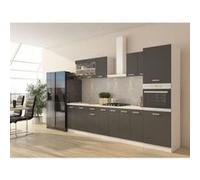 ULTRA Cuisine complete avec colonne four et plan de travail inclus L 300 cm 9 éléments