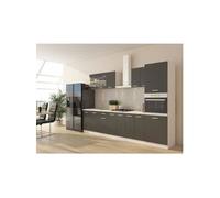 ULTRA Cuisine complete avec colonne four et plan de travail inclus L 300 cm 9 éléments