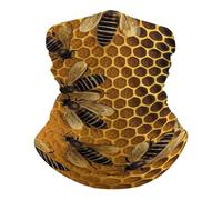 Ultra-Douce Bande de Cheveux, Cache-Cou Abeilles sur la Ruche Respirant Bandeau Magique pour Adulte Course à Pied Extérieur