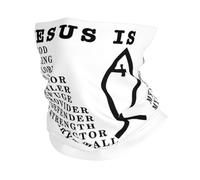 Ultra-Douce Bande de Cheveux,Jésus est Mon Tout, Mon Dieu, Mon Seigneur.,Écharpe Tube Séchage Rapide Echarpe Gaiter pour Ski Extérieur Sports 26X30cm