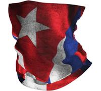 Ultra-Douce Chapeaux Demi-Visage Drapeau du Maroc et crâne Gaiter Cache-Col 26X30cm pour Cyclisme,Course à Pied,Ski