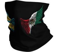 Ultra-Douce Décoration faciale Flag Maroc Drapeau marocain et portoricain Cache-Col Headwrap 26X30cm pour Jogging,Cyclisme,Course à Pied