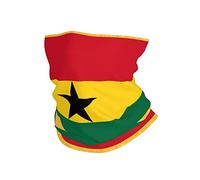 Ultra-Douce Écharpe Demi-Visage Drapeau du Ghana Tube Bandeaux Élastique Protection du Visage pour Vélo Extérieur Jogging