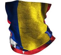 Ultra-Douce Écharpe Tube Drapeau de la Colombie et de la République de Docan Tube Bandeaux Bandana 26X30cm pour Vélo,Femme,Ski