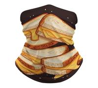 Ultra-Douce Écharpe Tube, Echarpe Gaiter Sandwichs au Fromage étanche à la poussière Bandeau Magique pour Cyclisme Femme Vélo