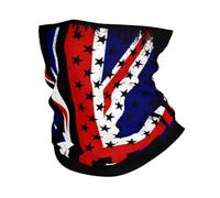 Ultra-Douce Écharpe Tube,L'Amérique et la Grande-Bretagne combinent Le Drapeau Britannique,Bande de Cheveux Séchage Rapide Gaiter pour Cyclisme Vélo Course à Pied 26X30cm