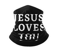 Ultra-Douce Protection du Visage Religieux Christianisme Foi Jésus Echarpe Gaiter Élastique Bande De Cheveux pour Yoga Sports Ski