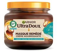 Garnier Ultra Doux - Masque Remède Disciplinant - Crème Nourrissante Richesse d'Argan - Pour Cheveux très Secs & Indisciplinés - Sans Silicone & Sans Parabène - 340 ml