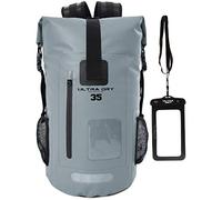 Ultra Dry Adventurer Sac à Dos étanche avec Pochette étanche pour téléphone - Idéal pour Bateau, Kayak, pêche, Rafting, Natation, Camping et Snowboard