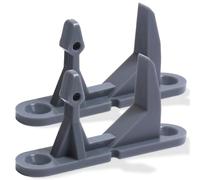 Ultra durable 131763302 Gâche de rondelle de remplacement supplémentaire par étoiles bleues - Tenue pour frigidaire Electrolux Rondelle - Remplace 131763302 131763340 134456602 134456640 - Lot de 2