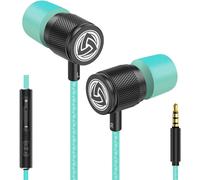 Ultra Écouteurs Intra-Auriculares, Garantie 5 Ans Écouteur avec Microphone et Contrôle du Volume, Aigus et Graves Équilibrés, Nouvelle Mousse à Mémoire de Forme, Earphones pour Ordinateur