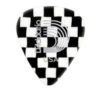 Ultra-Epais en Celluloid Motif Damier la Pièce