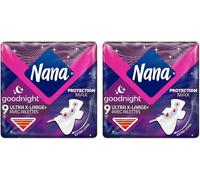 Ultra Extra-Large Avec Ailettes Flux Très Abondants Plus, 9 Serviettes (Lot De 2)