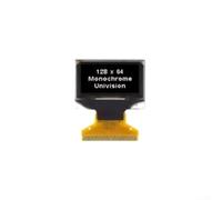 Ultra fin 0 96" pour écran OLED 128 x 64 pour applications matricielles, compatible avec les microcontrôleurs pour une intégration facile (deux couleurs)