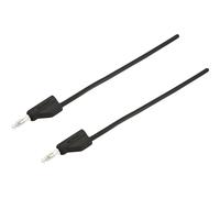 VOLTCRAFT Ultra-flexible Cordon de mesure [Banane mâle 4 mm - Banane mâle 4 mm ] 1.50 m noir MSB-300 10 A