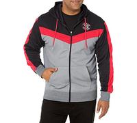 Ultra Game Chevron Full Zip Hoodie NBA Sweat à Capuche zippé pour Homme, Noir, XXL