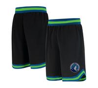 Ultra Game Mens Active Knit Training NBA Woven Team Logo Poly Mesh Basketball Shorts, Black, XX-Large US