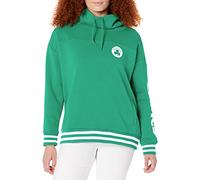 Ultra Game NBA Hoodie Pullover Sweatshirt Funnel Neck Women Sweat à Capuche en Polaire à col cheminée pour Femme, Vert Kelly, L