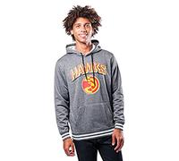 Ultra Game NBA Focused Sweat à Capuche en Polaire pour Homme Sweatshirts-de-Sports-Fans, Gris chiné