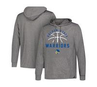 Ultra Game NBA Official Men’s Super Soft Lightweight Pullover Hoodie Sweatshirt - Unisex, Golden State Warriors, Heather Charcoal, Small