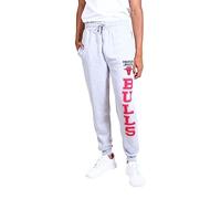 Ultra Game NBA Official Pantalon de Jogging Super Doux pour Homme, Unisexe, Chicago Bulls, Gris chiné, M