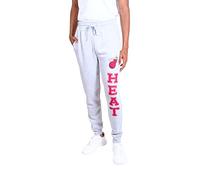 Ultra Game NBA Official Pantalon de Jogging Super Doux pour Homme, Unisexe, Miami Heat, Gris chiné, L