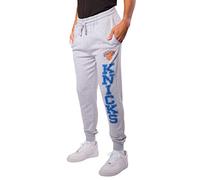 Ultra Game NBA Official Pantalon de Jogging Super Doux pour Homme, Unisexe, New York Knicks, Gris chiné, XXL