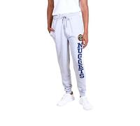 Ultra Game Pantalon de Jogging Officiel NBA pour Homme, Unisexe, Denver Nuggets, Gris chiné, M