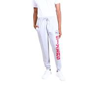 Ultra Game Pantalon de Jogging Officiel NBA Super Doux pour Homme, Unisexe, Philadelphie 76ers, Gris chiné, L