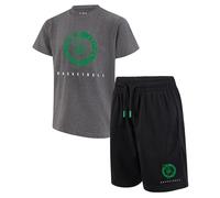 Ultra Game T-shirt officiel de la NBA Game Time pour jeunes, Boston Celtics, gris anthracite chiné, 5-6