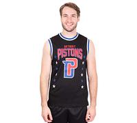 Ultra Game UNK NBA Débardeur en Maille pour Homme sans Manches Muscle T-Shirt en Jersey, Homme, GXM6901A-GW-BLK-XL, Noir, XL