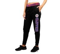 Ultra Game UNK NBA FFL3592F NBA Pantalon de Jogging en Polaire pour Femme Noir/Bleu Taille XL
