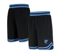 Ultra Game UNK NBA GSM3547F NBA Short de Basket-Ball tissé avec Logo de l'équipe en Poly, Noir, Taille L