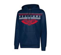 Ultra Game UNK NBA Poly Midtown Sweat à Capuche en Polaire pour Homme, Homme, GHM1461F-NP-XL, Bleu Marine, XL