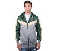 Ultra Game UNK NBA pour Homme Gzm2948 F NBA Dos Cut Team Contraste de Couleur Full Sweat à Capuche zippé, Homme, GZM2948F, Vert Chasse, Moyen