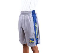 Ultra Game UNK NBA Short de Basket-Ball en Maille pour Homme, Homme, GSM6905A-GW-HGY-L, Gris chiné, L