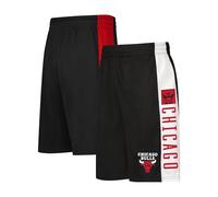 Ultra Game UNK NBA Short de Basket-Ball en Maille pour Homme, Homme, GSM6906A-CB-BLK-L, Noir, L