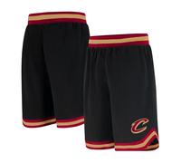 Ultra Game UNK NBA Short de Basket pour Homme GSM3547F avec Logo de l'équipe de la NBA tissé en polymaille, Noir, Taille L