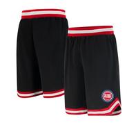 Ultra Game UNK NBA Short de Basket pour Homme GSM3547F avec Logo de l'équipe de la NBA tissé en polymaille, Noir, Taille XXL